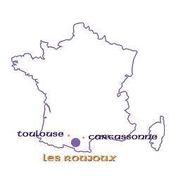 Carte d'accès au Domaine des Roujoux